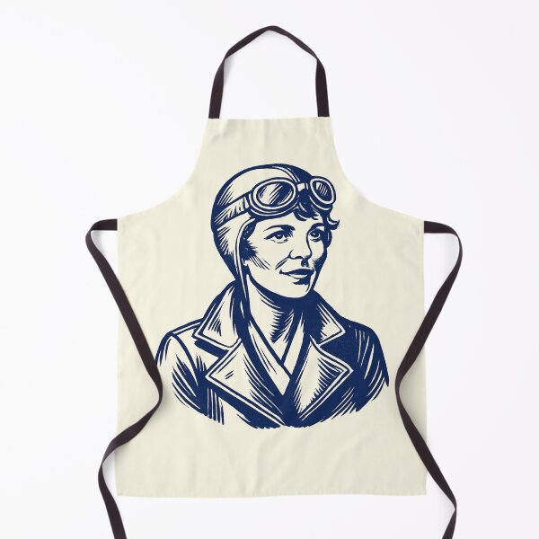Item preview, Amelia Earhart Vintage Aviation Art designed and sold by Anniko Art Studio.