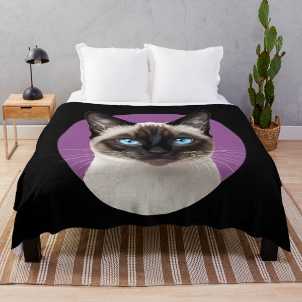 Item preview, Siamese Cat Portrait Blue Eyes Feline designed and sold by k3rstman1.
