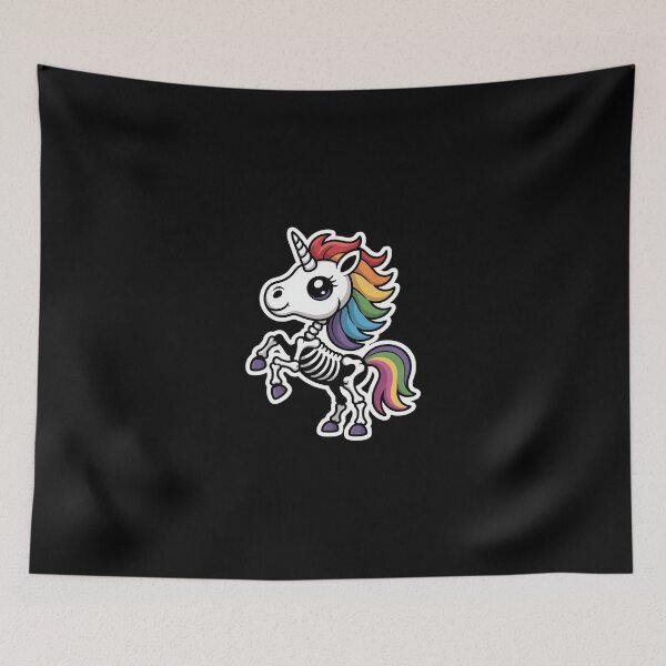 Item preview, Skeleton Unicorn Lovers Spooky Halloween Costume Girls  designed and sold by dainegilbert.