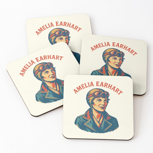 Item preview, Amelia Earhart Vintage Portrait designed and sold by Anniko Art Studio.