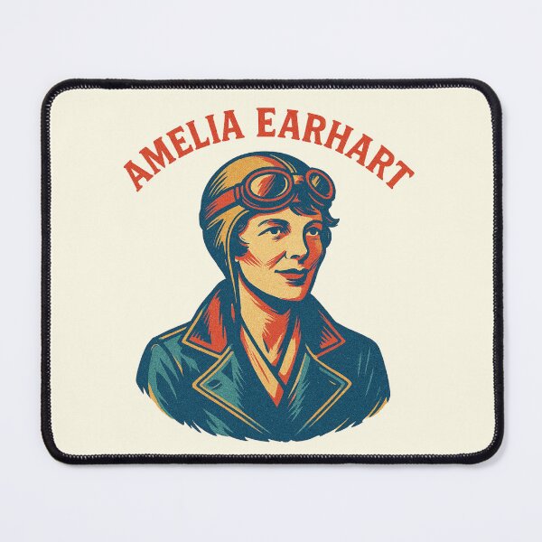 Item preview, Amelia Earhart Vintage Portrait designed and sold by Anniko Art Studio.