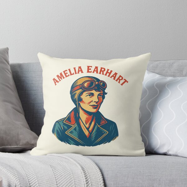 Item preview, Amelia Earhart Vintage Portrait designed and sold by Anniko Art Studio.