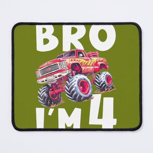 Item preview, Four Year Old Monster Truck Birthday Boy Gift By Merch, Limited Edition, Perfect Gift For You And F designed and sold by BROSHERYLSHOP.