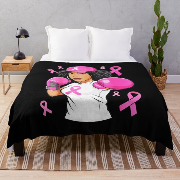 Artikelvorschau, Frauen Schwarz Afroamerikaner Brustkrebs Afro Pink Ribbon entworfen und verkauft von marnisa.