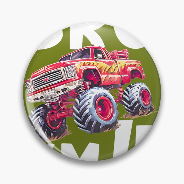 Item preview, Four Year Old Monster Truck Birthday Boy Gift By Merch, Limited Edition, Perfect Gift For You And F designed and sold by BROSHERYLSHOP.