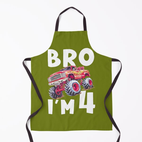 Item preview, Four Year Old Monster Truck Birthday Boy Gift By Merch, Limited Edition, Perfect Gift For You And F designed and sold by BROSHERYLSHOP.