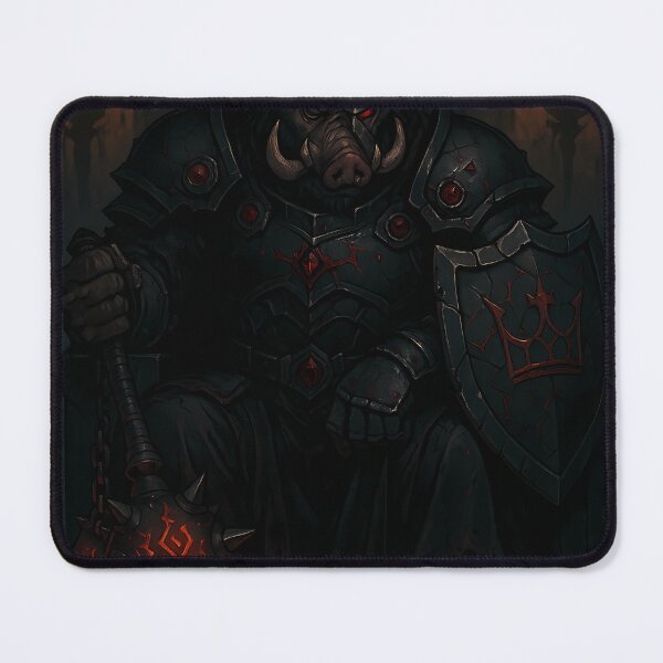 Item preview, The Rune-Boar Sentinel – Guardian of the Crowned Code designed and sold by ShadowFoxStudio.