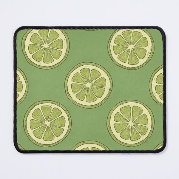Item preview, Refreshing Hand-Drawn Lime Slice Pattern designed and sold by Sadeem Studio.