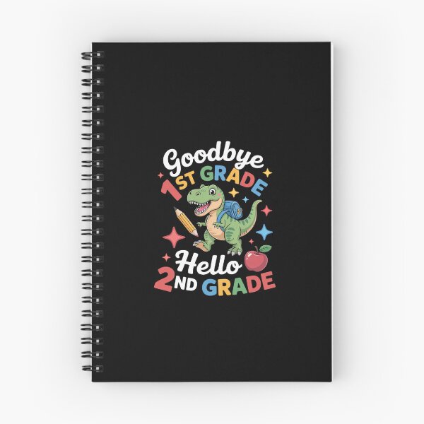 Item preview, Goodbye 1st Grade Hello 2nd Grade Dinosaur Last DayOf School  designed and sold by dainegilbert.