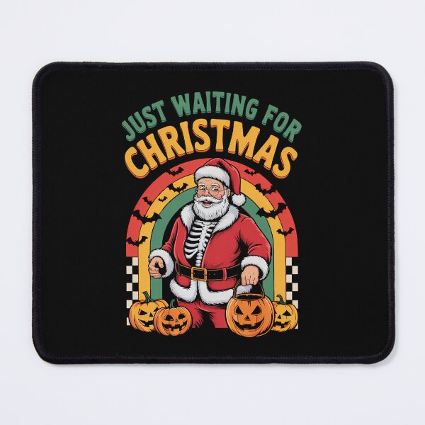 Item preview, Santa Skeleton Halloween Waiting Christmas designed and sold by savrmiller.