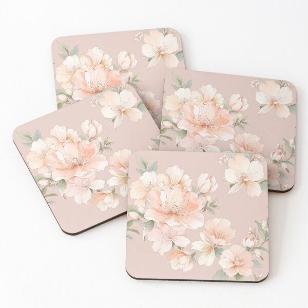 Item preview, Peach Flower Design designed and sold by CoolPixels.