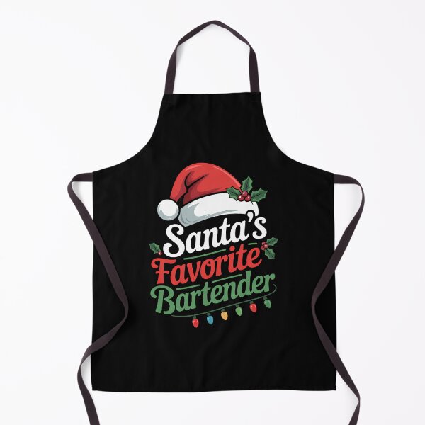 Item preview, Santa_s Favorite Bartender Christmas Santa Claus tree designed and sold by savrmiller.