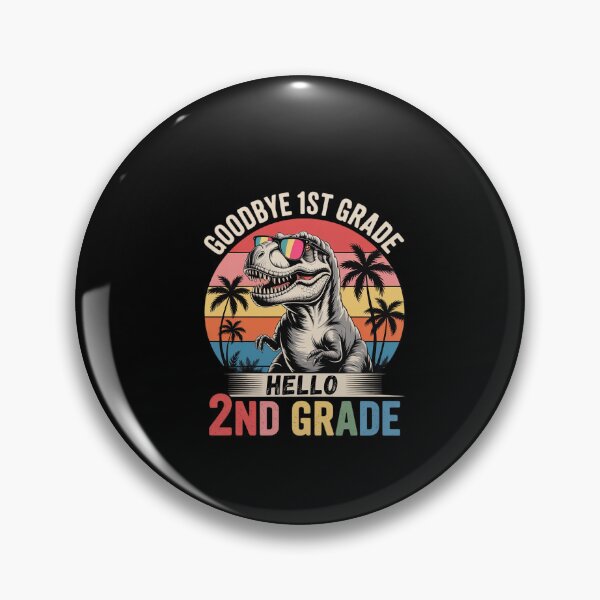 Item preview, Goodbye 1st Grade Hello 2nd Grade Graduation T-Rex Dinosaur  designed and sold by dainegilbert.