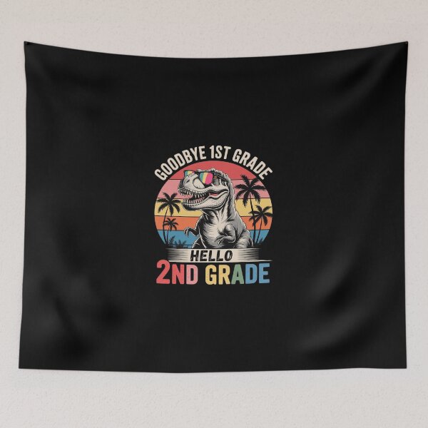 Item preview, Goodbye 1st Grade Hello 2nd Grade Graduation T-Rex Dinosaur  designed and sold by dainegilbert.