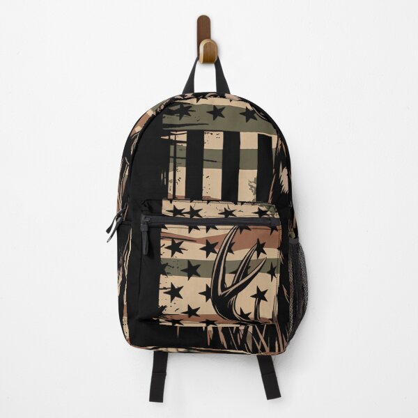 Item preview, US Flag Deer Hunting Camoflage Hunter designed and sold by savrmiller.