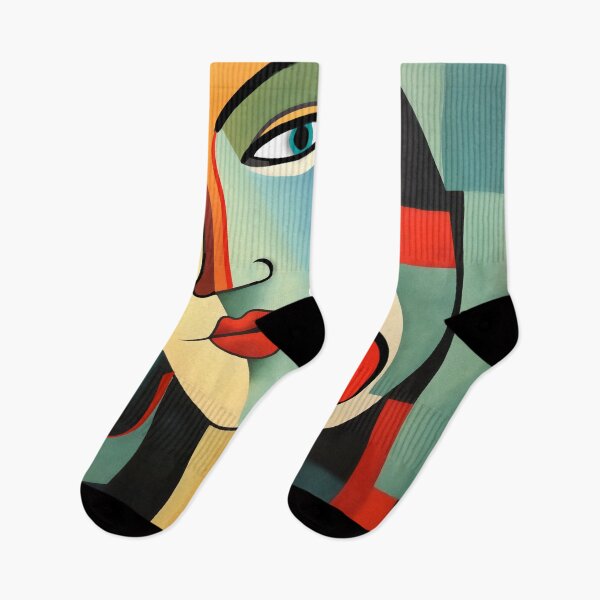 Item preview, Cubist Abstract Portrait designed and sold by ViaARTfactory.