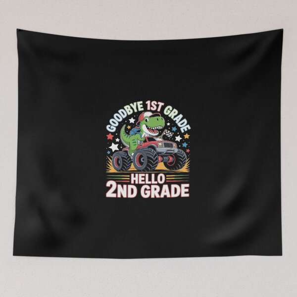 Item preview, Goodbye 1st Grade Hello 2nd Grade Dinosaur  designed and sold by dainegilbert.
