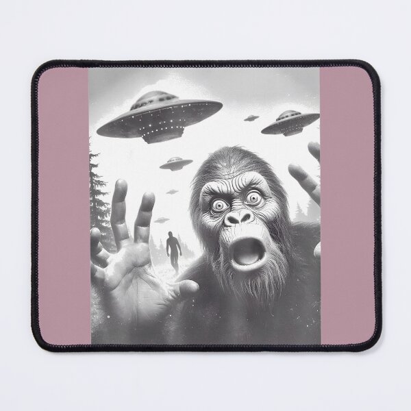 Item preview, Funny Bigfoot Selfie With Alien Ufo Png By Merch, Limited Edition, Perfect Gift For You And Friends designed and sold by JosephHunter7.