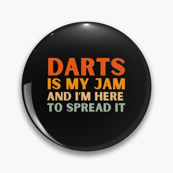 Item preview, Darts Is My Jam Funny Dart Thrower designed and sold by StrideSuccess.