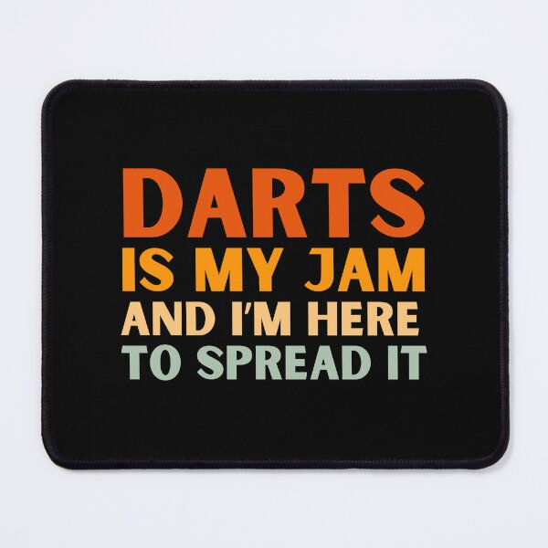 Item preview, Darts Is My Jam Funny Dart Thrower designed and sold by StrideSuccess.