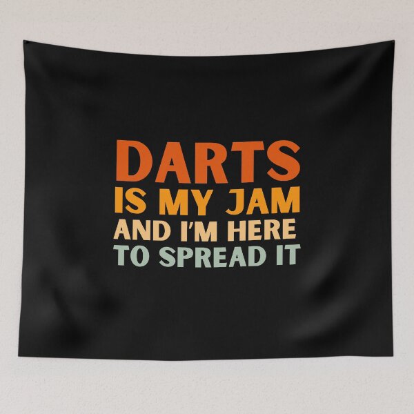 Item preview, Darts Is My Jam Funny Dart Thrower designed and sold by StrideSuccess.