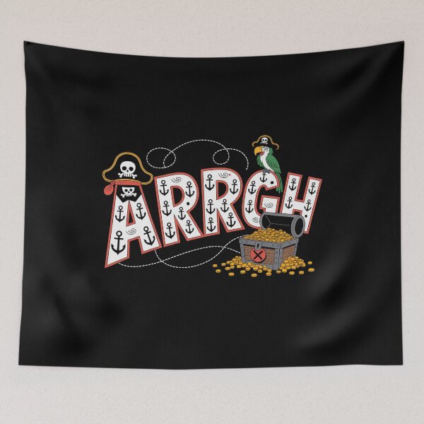 Item preview, Arrgh Buccaneer Freebooter Pirate designed and sold by SlogariArt.