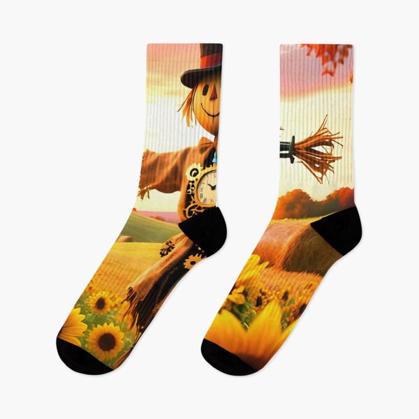 Item preview, Scarecrow in a Sunflower Field designed and sold by Sharon Schwalbe.