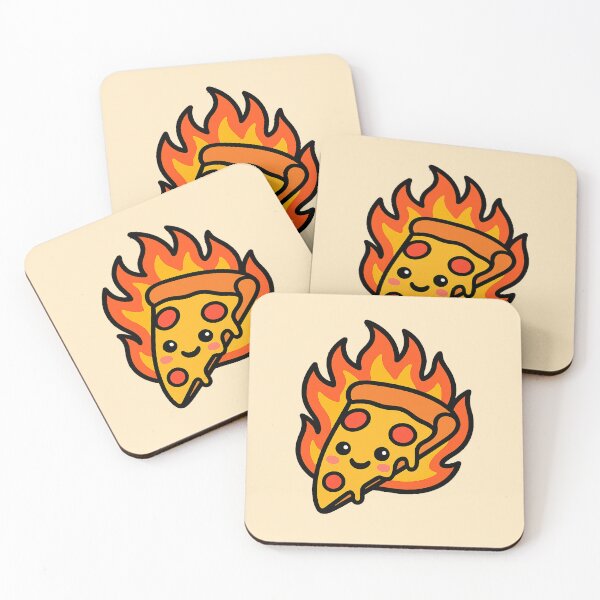Item preview, Funny Burning Pizza Slice designed and sold by thepicassoUA.