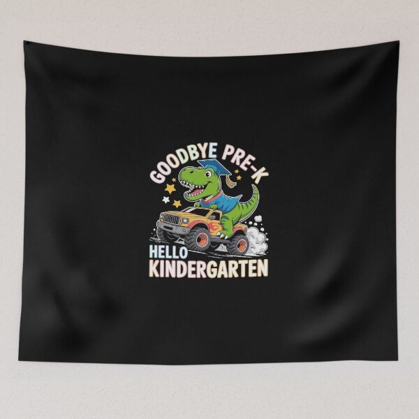 Item preview, Goodbye Pre-K Hello Kindergarten Dinosaur Graduation Boys  designed and sold by dainegilbert.