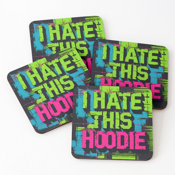 Item preview, I Hate This Hoodie designed and sold by randomorder.