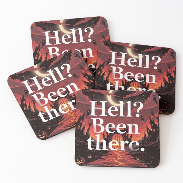 Item preview, Hell? Been There. – Bold Halloween Graphic designed and sold by ViviByPaula.