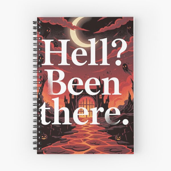 Item preview, Hell? Been There. – Bold Halloween Graphic designed and sold by ViviByPaula.