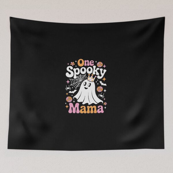 Item preview, Groovy One Spooky Mama Halloween Spooky Mom Ghost  designed and sold by dainegilbert.