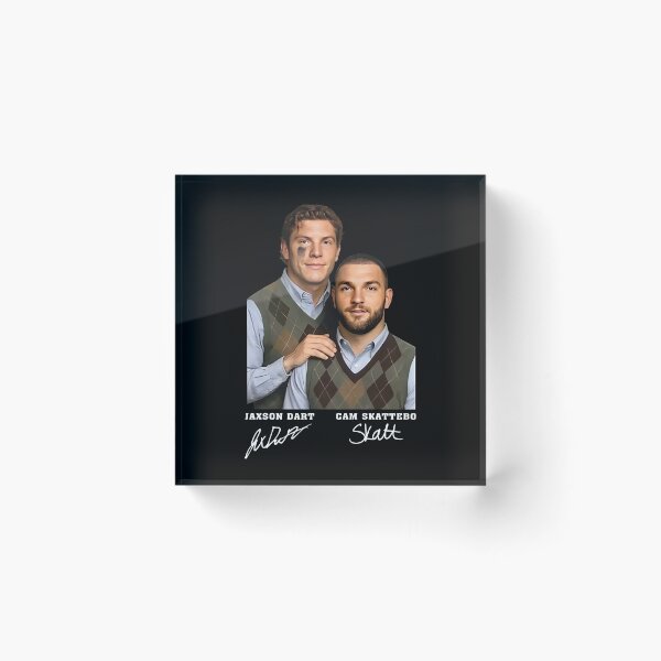 Item preview, Jaxson Dart & Cam Skattebo Step Brothers-gigapixel designed and sold by JaquelinDach.