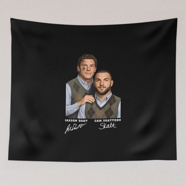 Item preview, Jaxson Dart & Cam Skattebo Step Brothers-gigapixel designed and sold by JaquelinDach.