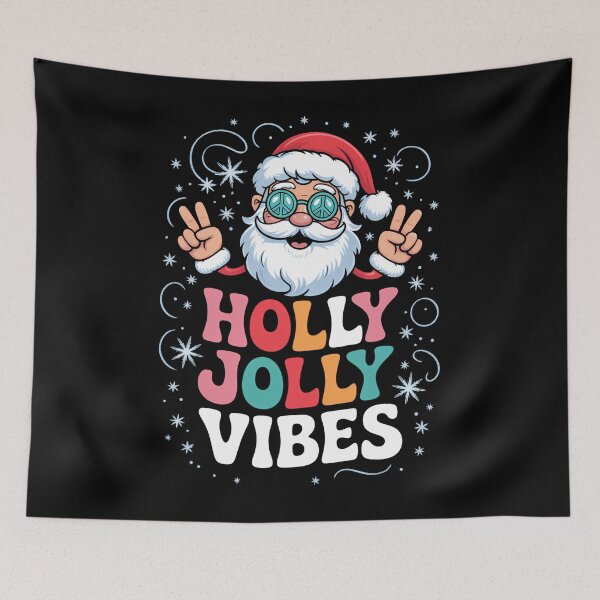 Item preview, Christmas Holly Vibes Xmas Santa designed and sold by aidenpier.