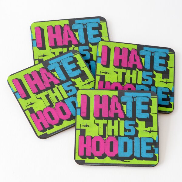 Item preview, I Hate This Hoodie designed and sold by randomorder.