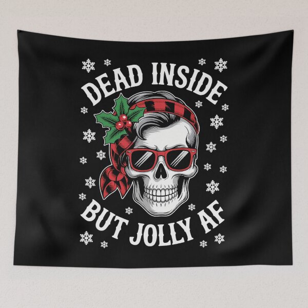 Item preview, Christmas Skull Jolly Xmas Messy Bun designed and sold by aidenpier.