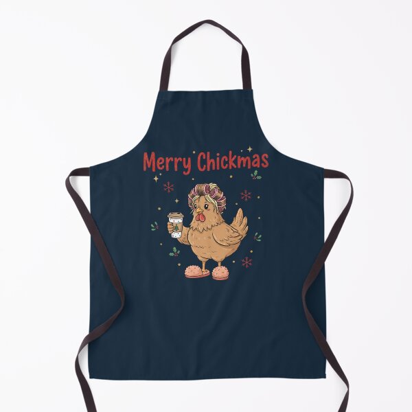 Item preview, Merry Chickmas Christmas Hen Chicken  designed and sold by HowToCanadian.