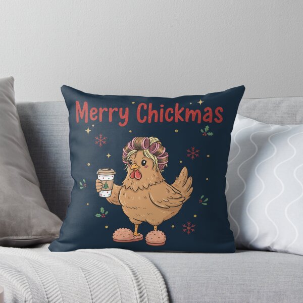 Item preview, Merry Chickmas Christmas Hen Chicken  designed and sold by HowToCanadian.