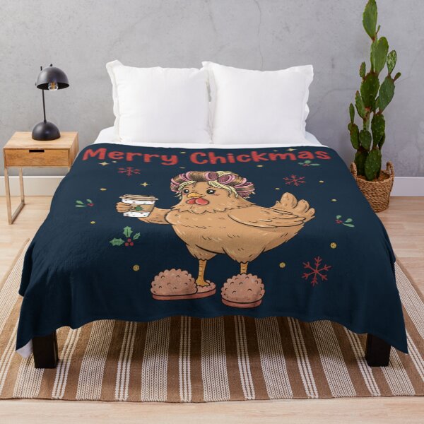 Item preview, Merry Chickmas Christmas Hen Chicken designed and sold by HowToCanadian.