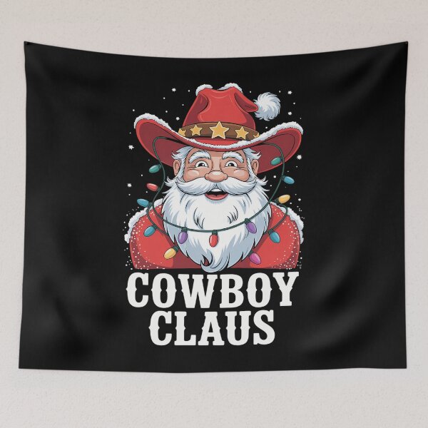 Item preview, Cowboy Claus Cowboy Santa Hat Xmas Christmas Western designed and sold by aidenpier.