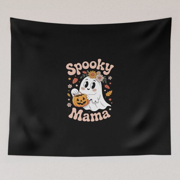 Item preview, Groovy Spooky Mama Vibes Halloween Ghost Spooky Season  designed and sold by dainegilbert.