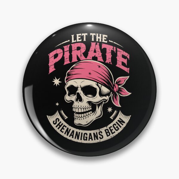 Item preview, Captain Pirate Let The Pirate Shenanigans Begin designed and sold by SlogariArt.