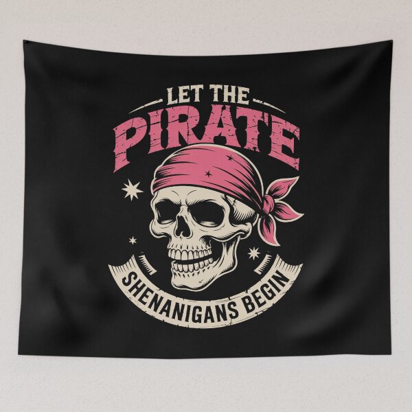 Item preview, Captain Pirate Let The Pirate Shenanigans Begin designed and sold by SlogariArt.