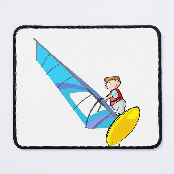 Item preview, Windsurfing Cartoon designed and sold by DibuHumor.