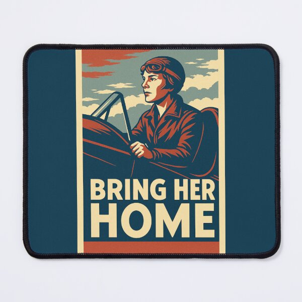 Item preview, Bring Her Home | Amelia Earhart designed and sold by Anniko Art Studio.