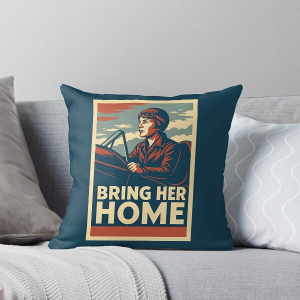 Item preview, Bring Her Home | Amelia Earhart designed and sold by Anniko Art Studio.