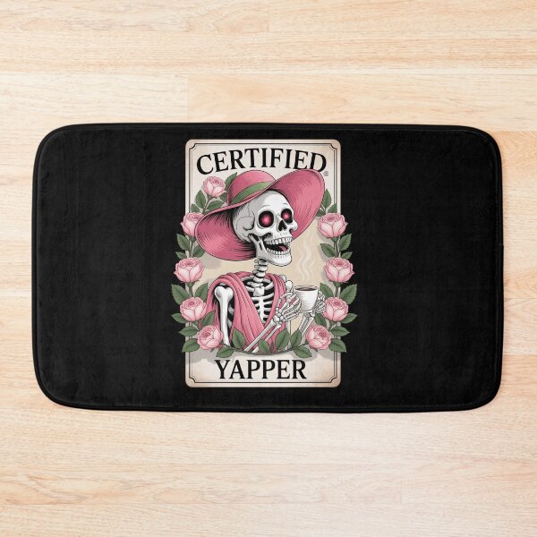 Item preview, Certified Yapper Skeleton Coffee designed and sold by SlogariArt.