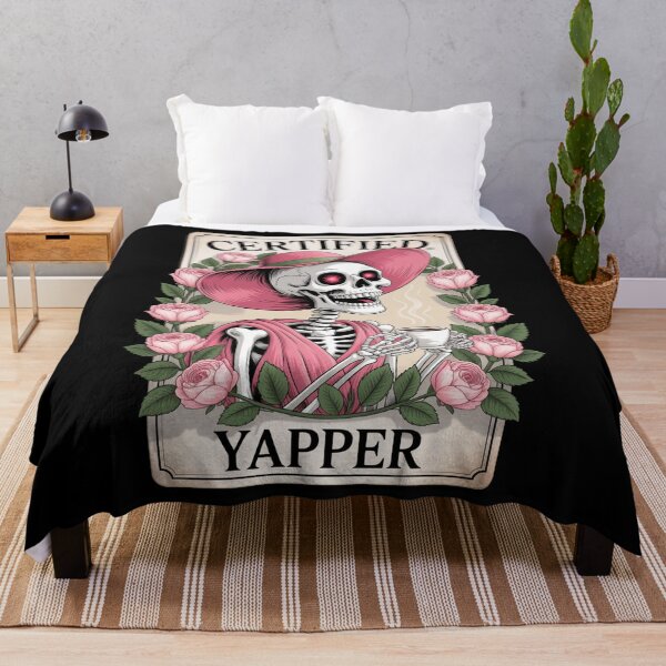 Item preview, Certified Yapper Skeleton Coffee designed and sold by SlogariArt.